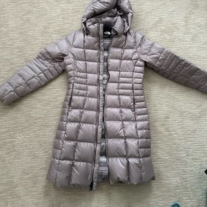 The North Face long puffer down winter jacket